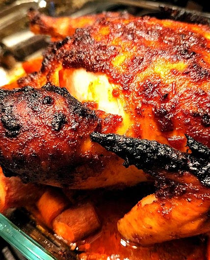 Hella Good Harissa Roasted Chicken Recipe Is What's for Dinner