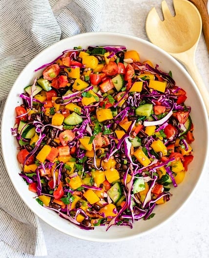 Black Bean Mango Salad (Vegan)