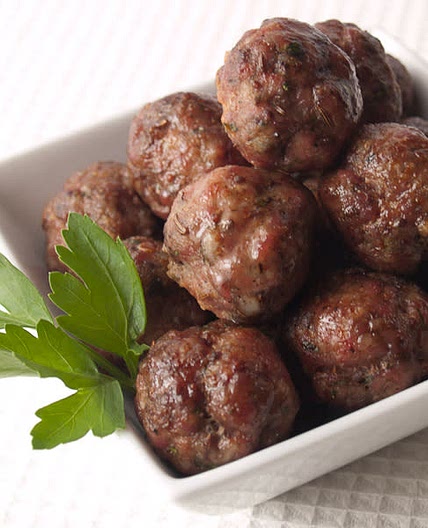 Czech Meatballs with Creamy Mash