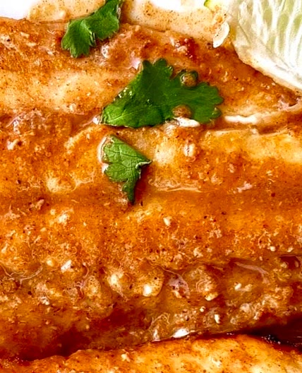 Fish Fillet Braised in Lemony Cumin Sauce