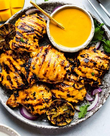 Grilled Mango Lime Chicken