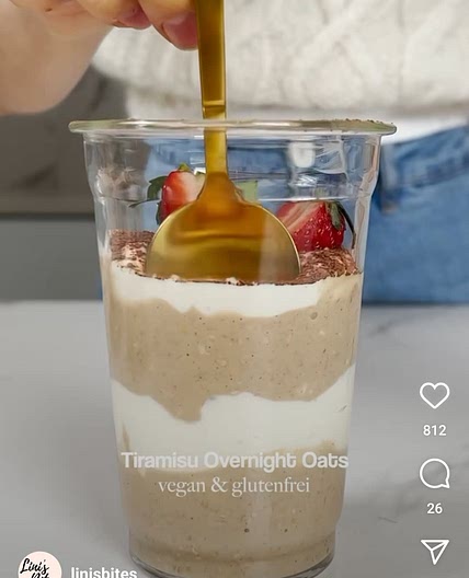 Overnight Oats Tiramisu