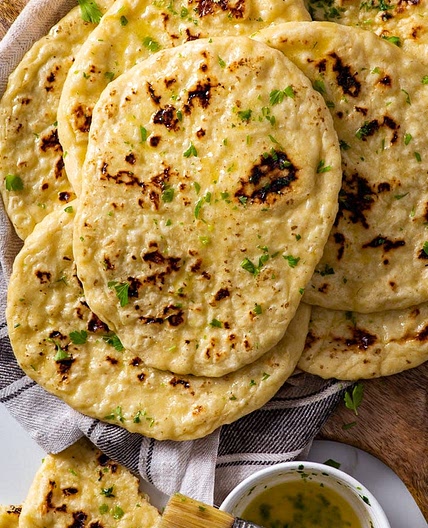 Quick & Easy Gluten Free Naan Bread (No Yeast)