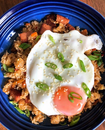 Spam & Kimchi Fried Rice