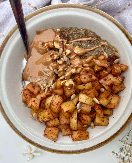 Warm Chai Chia Bowl