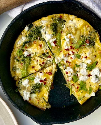 Single Serving Broccoli Frittata