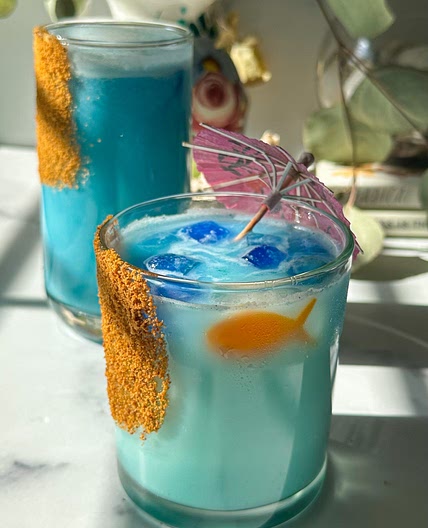 Mermaid Superfood Lemonade (Little Mermaid Mocktail)