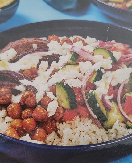 Mediterranean chickpea bowls