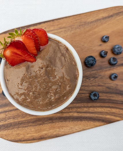 Chocolate Plantain Pudding