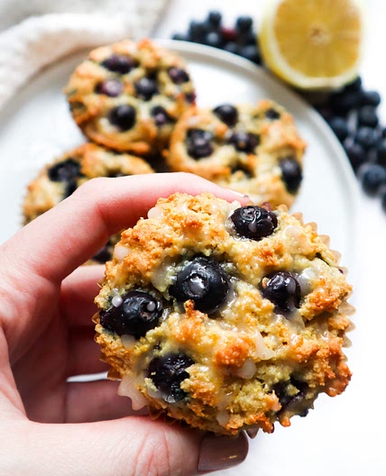 GLUTEN-FREE LEMON BLUEBERRY MUFFINS