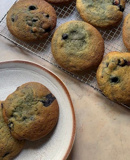 Blueberry cookies🫐 