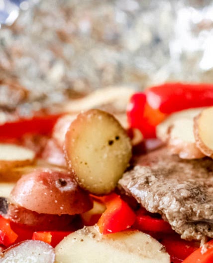 Grilled Tin Foil Dinner