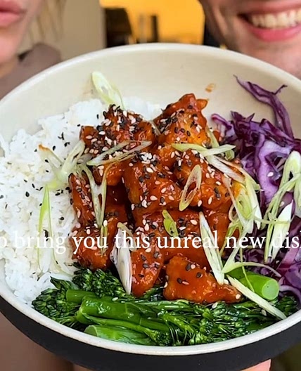 General Tso tofu bowls 