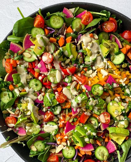 A Rainbow Salad Primer plus Five Rainbow Salad Recipes by Better Food Guru