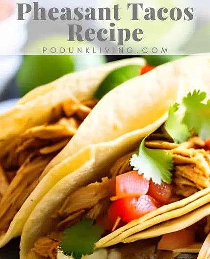 Pheasant Tacos