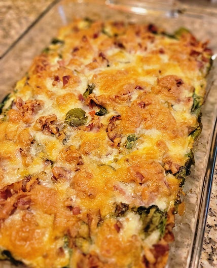 Low carb Garden breakfast casserole