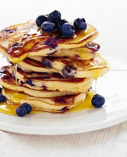 American blueberry pancakes 