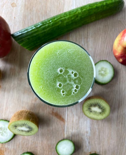 Apple Cucumber Kiwi Juice recipe 