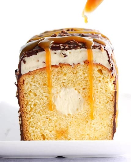 Quatre quarts au caramel 