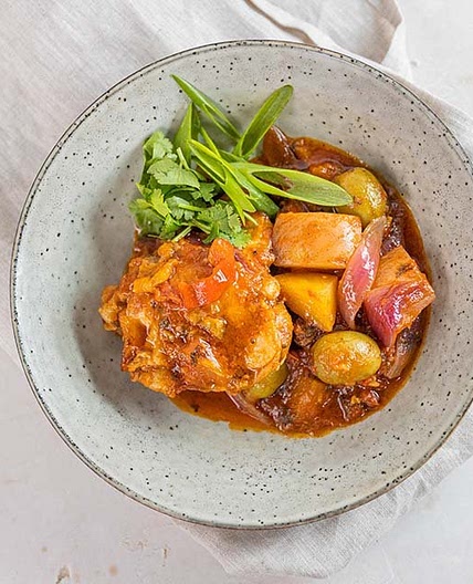 Spanish Style Chicken & Eggplant — Good Chef Bad Chef