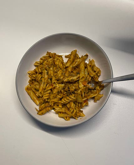 Mackerel pasta