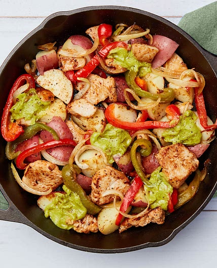 Garlicky Turkey Tenderloin Potato Hash