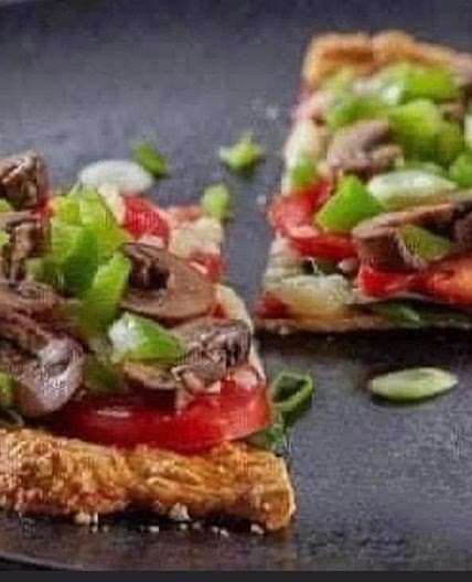 Chicken Crust Veggie Pizza