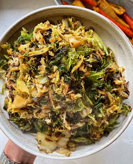 Caramelised Sauteed Greens | Blossom Avenue