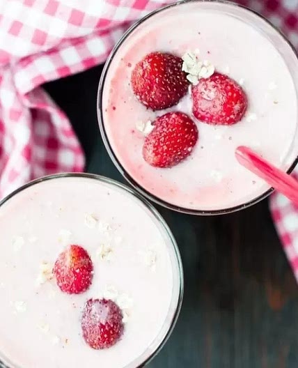 Smoothie de Fresa y Plátano