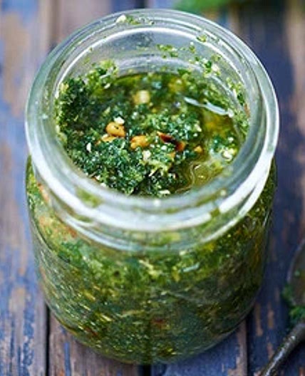 Wild garlic pesto