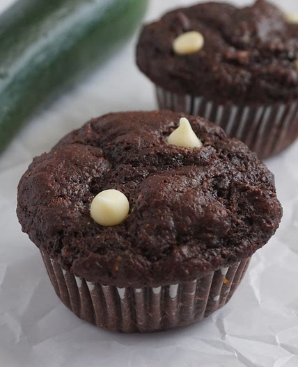 Double Chocolate Zucchini Muffins