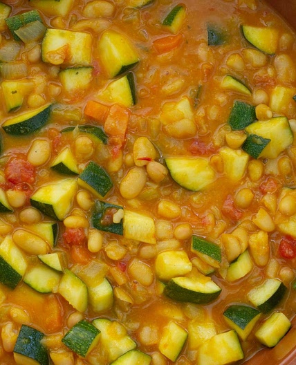 Haricot bean tagine