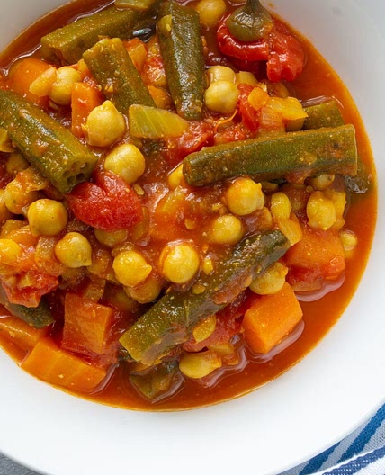 Chickpea in spicy Moroccan sauce