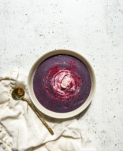 Blueberry Cream Kickstart Smoothie