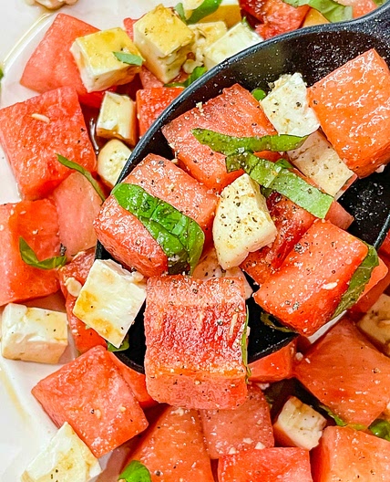 Watermelon feta salad 