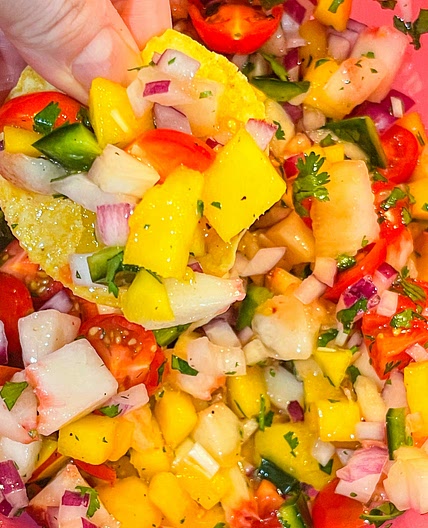 Peach salsa 