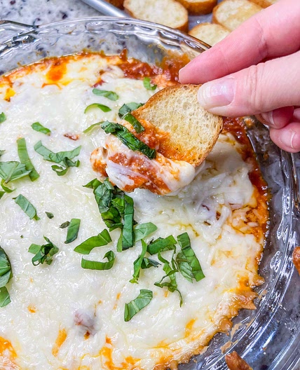 Pepperoni pizza dip 