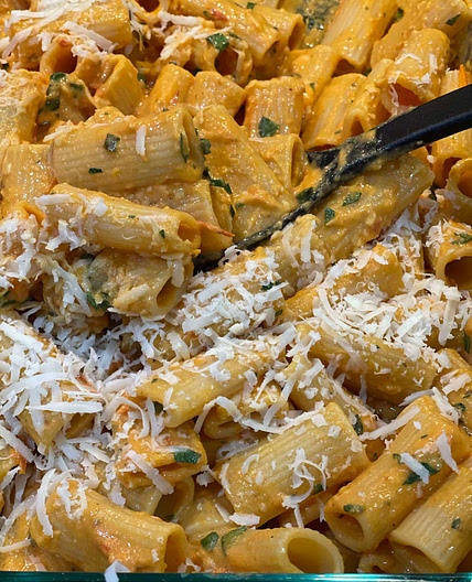 Boursin cheese pasta 