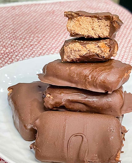 Homemade 3 musketeers bars 