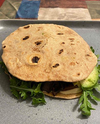 Sauteed Mushroom and Avocado Quesadillas
