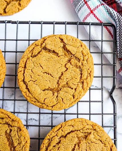 Chewy Ginger Molasses Cookies