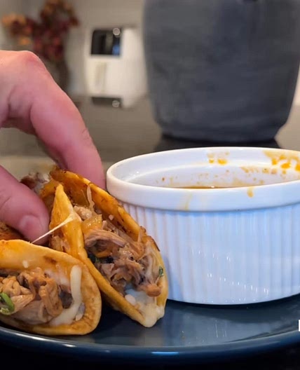 Crockpot birria tacos