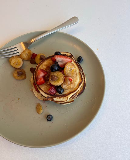 Greek yogurt protein pancakes 