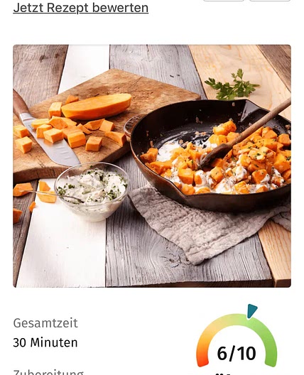 Süßkartoffel-Pfanne