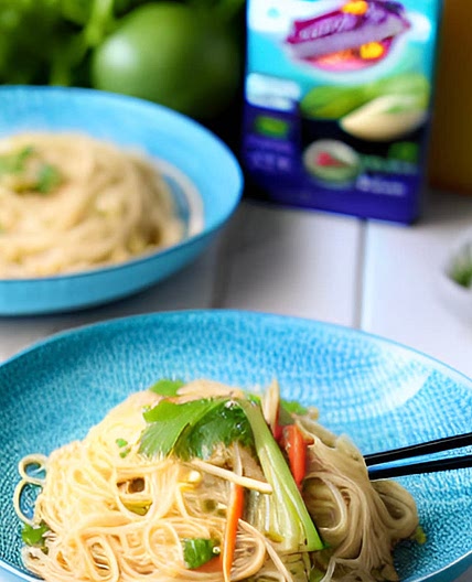 STS’s Garlic and Sesame Rice Noodles Recipe