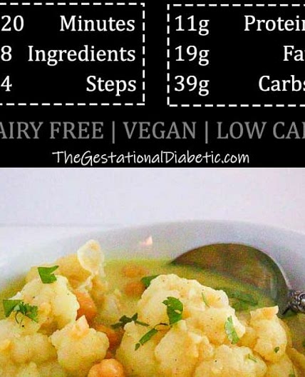 Easy Cauliflower Chickpea Coconut Curry Recipe