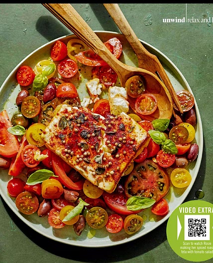 Baked spiced feta 