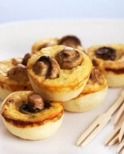 Mini quiche de champignon