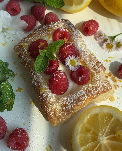 Lemon Raspberry Tart