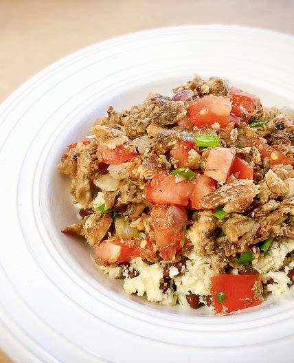 Caribbean Sautéed Smoked Herring - Keto, Low-Carb